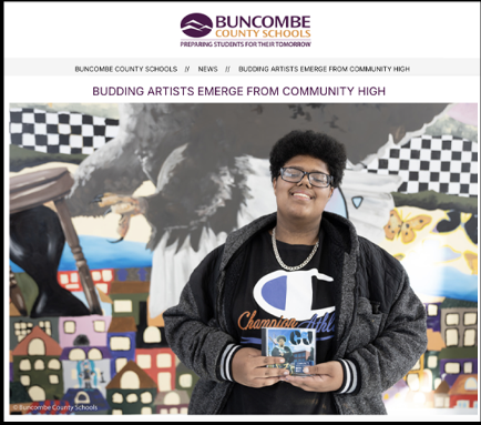 Budding Artists Emerge from Community High — Buncombe County Schools